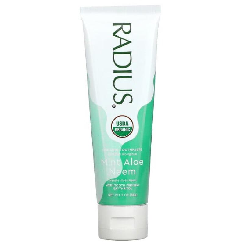 RADIUS有机椰子芦荟薄荷牙膏 85克